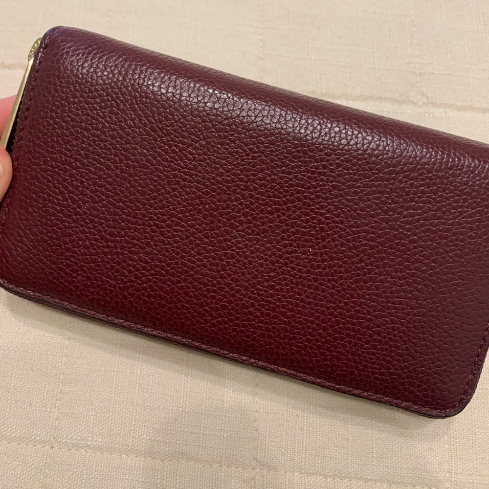 Michael Kors Maroon Leather Multi Function Phone … - image 8